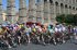 Salida de la 3ª etapa de la Vuelta 2012 frente al Acueducto