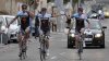 Los tres primeros clasificados de la Vuelta a Segovia cruzan la línea de meta. / Antonio Tanarro